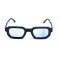 Унісекс сонцезахисні окуляри 13465 чорні з синьою лінзою . Photo 2