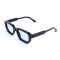 Унісекс сонцезахисні окуляри 13465 чорні з синьою лінзою . Photo 1
