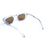 Унісекс сонцезахисні окуляри 13466 сині з коричневою лінзою 