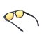 Унисекс сонцезащитные очки 13470 чёрные с оранжевой линзой . Photo 3