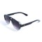 Унісекс сонцезахисні окуляри 13471 чорні з чорною градієнт лінзою . Photo 1