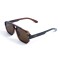 Унісекс сонцезахисні окуляри 13473 чорні з коричневою лінзою . Photo 1