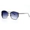 Женские сонцезащитные очки 10841 чёрные с синей линзой . Photo 1