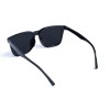 Унисекс сонцезащитные очки 13477 чёрные с ртутной линзой 