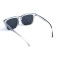 Унісекс сонцезахисні окуляри 13478 прозорі з чорною лінзою . Photo 3