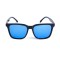Унісекс сонцезахисні окуляри 13479 чорні з синьою лінзою . Photo 2