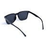 Унісекс сонцезахисні окуляри 13480 чорні з чорною лінзою 