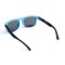 Унисекс сонцезащитные очки 13502 чёрные с синей линзой . Photo 3
