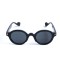 Унисекс сонцезащитные очки 13504 чёрные с чёрной линзой . Photo 2