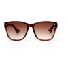 Жіночі сонцезахисні окуляри 10852 коричневі з коричневою лінзою 