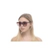Женские сонцезащитные очки 10852 коричневые с коричневой линзой 