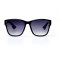 Женские сонцезащитные очки 10853 чёрные с чёрной линзой . Photo 2