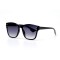 Женские сонцезащитные очки 10853 чёрные с чёрной линзой . Photo 1