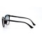 Имиджевые сонцезащитные очки 10854 чёрные с прозрачной линзой . Photo 3