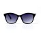 Женские сонцезащитные очки 10855 чёрные с чёрной линзой . Photo 2