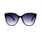 Женские сонцезащитные очки 10856 чёрные с чёрной линзой . Photo 2