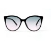 Іміджеві сонцезахисні окуляри 10857 чорні з коричневою лінзою 