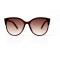 Женские сонцезащитные очки 10858 коричневые с коричневой линзой . Photo 2