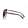 Жіночі сонцезахисні окуляри 10858 коричневі з коричневою лінзою 