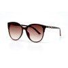 Жіночі сонцезахисні окуляри 10858 коричневі з коричневою лінзою 