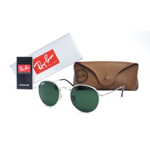 Ray Ban Round Metal 3447-green-s фото