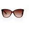 Женские сонцезащитные очки 10859 коричневые с коричневой линзой . Photo 2
