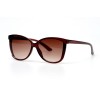 Жіночі сонцезахисні окуляри 10859 коричневі з коричневою лінзою 
