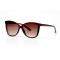 Женские сонцезащитные очки 10859 коричневые с коричневой линзой . Photo 1