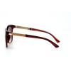 Женские сонцезащитные очки 10862 коричневые с коричневой линзой 