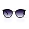 Женские сонцезащитные очки 10867 чёрные с фиолетовой линзой . Photo 2