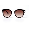 Жіночі сонцезахисні окуляри 10868 коричневі з коричневою лінзою 
