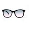 Женские сонцезащитные очки 10871 чёрные с прозрачной линзой . Photo 2