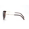 Женские сонцезащитные очки 10872 коричневые с коричневой линзой 