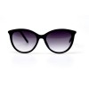 Жіночі сонцезахисні окуляри 10873 чорні з чорною лінзою 