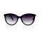 Женские сонцезащитные очки 10873 чёрные с чёрной линзой . Photo 2