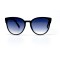 Женские сонцезащитные очки 10948 чёрные с синей линзой . Photo 2