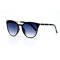 Женские сонцезащитные очки 10948 чёрные с синей линзой . Photo 1