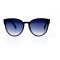 Женские сонцезащитные очки 10951 чёрные с чёрной линзой . Photo 2