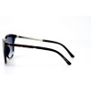 Женские сонцезащитные очки 10951 чёрные с чёрной линзой 
