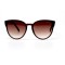 Женские сонцезащитные очки 10952 коричневые с коричневой линзой . Photo 2