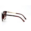 Женские сонцезащитные очки 10952 коричневые с коричневой линзой 