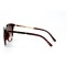 Женские сонцезащитные очки 10952 коричневые с коричневой линзой . Photo 3