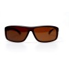 Мужские сонцезащитные очки 10887 коричневые с коричневой линзой 