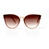Жіночі сонцезахисні окуляри 10953 коричневі з коричневою лінзою 