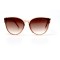 Женские сонцезащитные очки 10953 коричневые с коричневой линзой . Photo 2