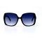 Женские сонцезащитные очки 10955 чёрные с синей линзой . Photo 2