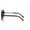 Женские сонцезащитные очки 10956 коричневые с коричневой линзой . Photo 3