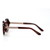 Женские сонцезащитные очки 10957 коричневые с коричневой линзой 