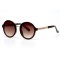 Жіночі сонцезахисні окуляри 10957 коричневі з коричневою лінзою . Photo 1
