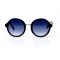 Женские сонцезащитные очки 10959 чёрные с чёрной линзой . Photo 2